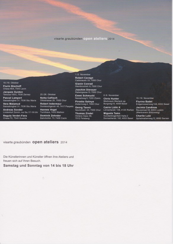 open atelier 2014 Chur 