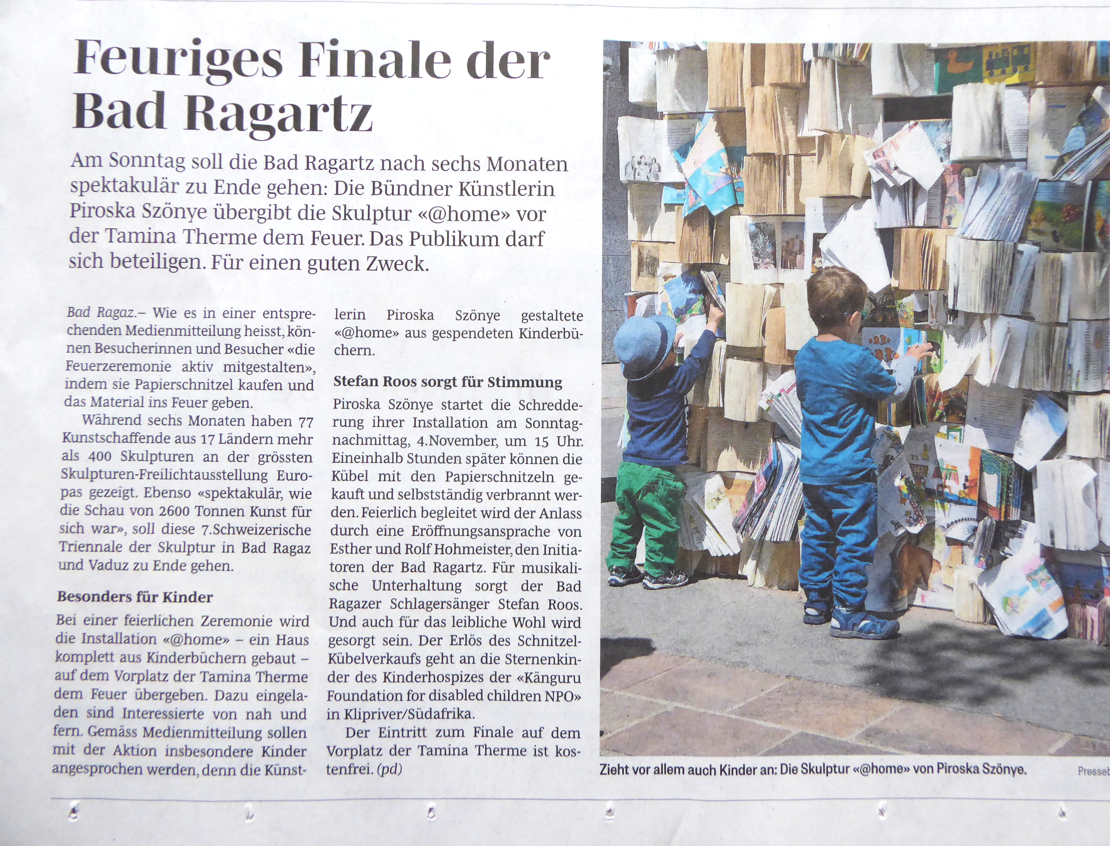 feuriges Ende der Bad Ragartz